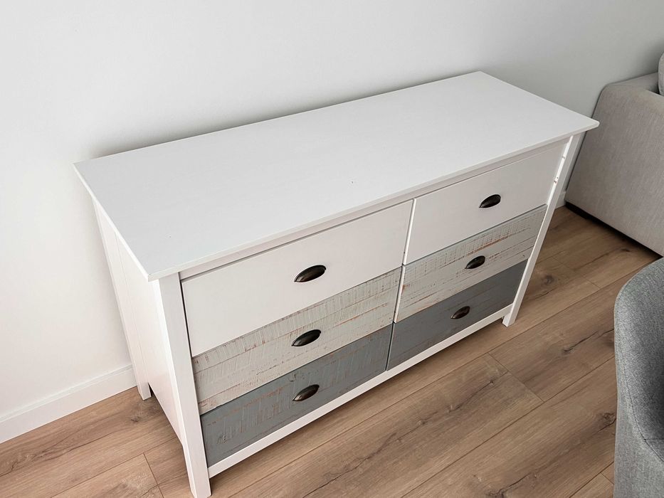 Cómoda c/6 gavetas, branco