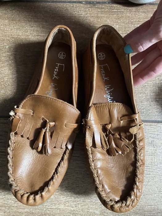 Mokasyny Frank Wright skórzane