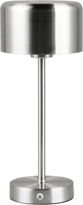 Reality L lampa stołowa LED z akumulatorem Jeff metal nikiel matowy