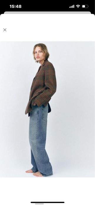 Пиджак натуральная шерсть ZARA
