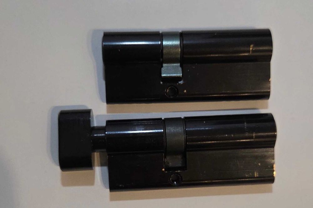 Zestaw czarnych wkładek GMB 30/45 + 30/45G System 1 klucza