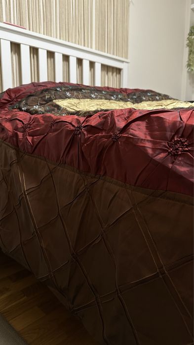Colcha para cama 260 X 240 com fronhas