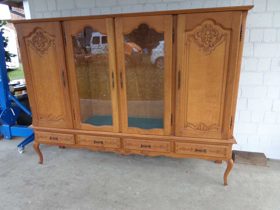 piękna ludwikowska witryna biblioteka kredens stan bdb wysyłka dowóz