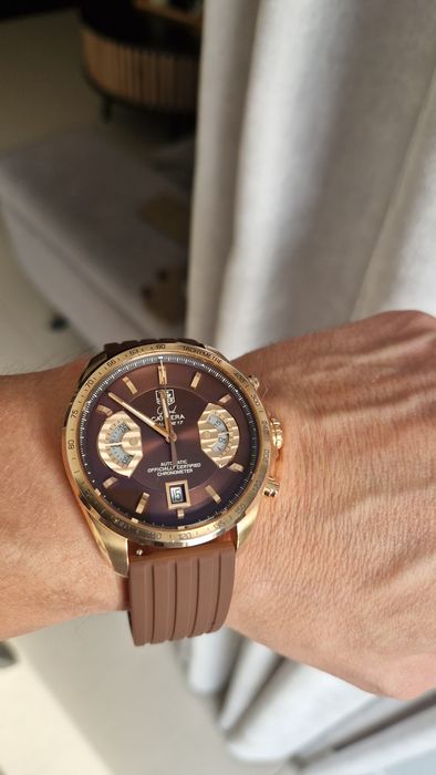 Tag Heuer grand carrera 18k złoto