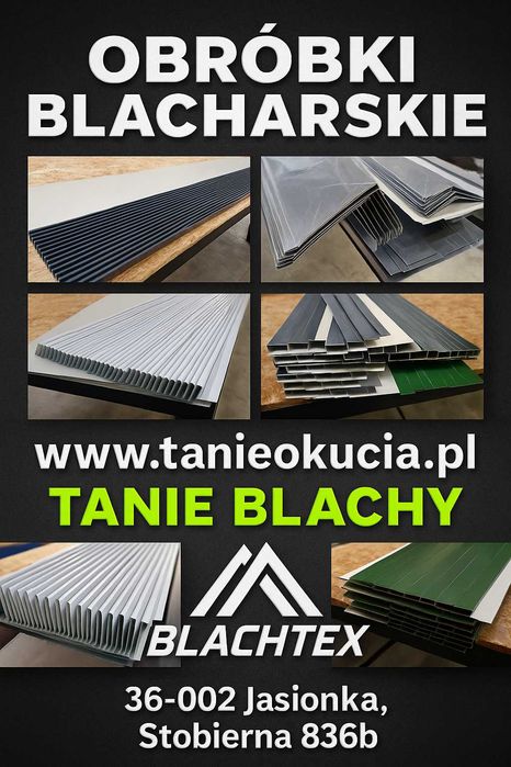 PACZKI Blachy trapez na DACH, Blachy Dachowe Blachy Trapezowe OD RĘKI