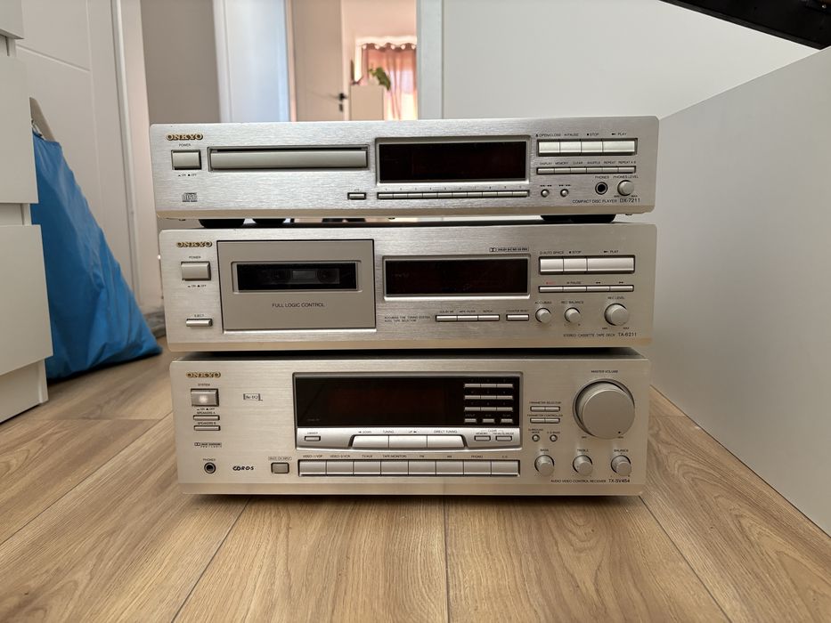 Zestaw Hi-Fi Onkyo DX-7211 + TA-6211 + TX-SV454 – sprawny