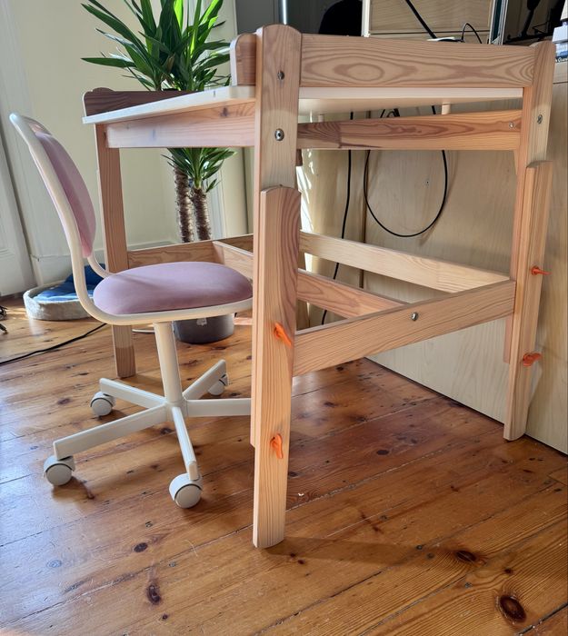 Secretaria criança IKEA Regulável laranja