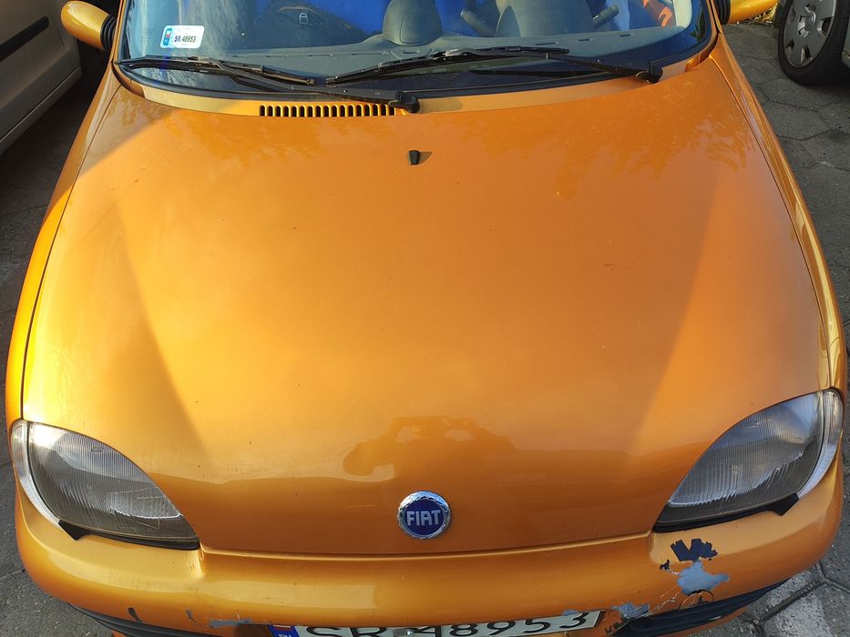 Maska pokrywa silnika klapa Fiat 600 Seicento przednia przód   kod lakieru 510a