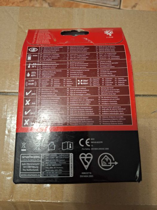 Czujnik dymu Smartwares