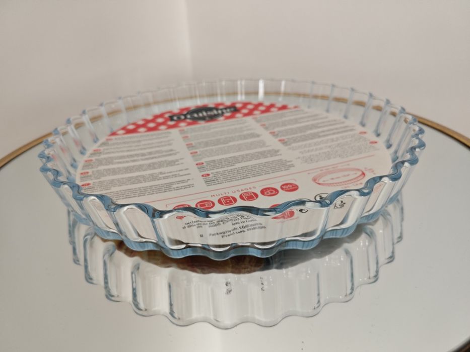 Tarteira em vidro nova