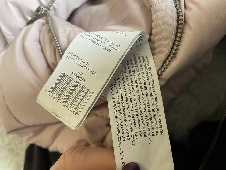Kurtka zimowa z futerkiem Tally Weijl XL