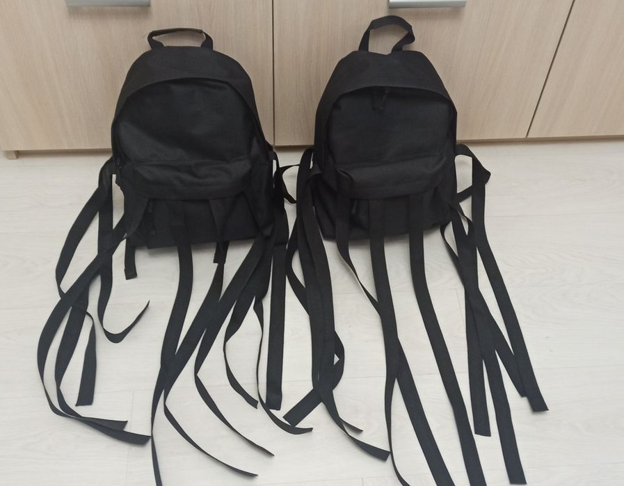 Рюкзак с лентами ghost backpack дед инсайд/zxcursed ранець з