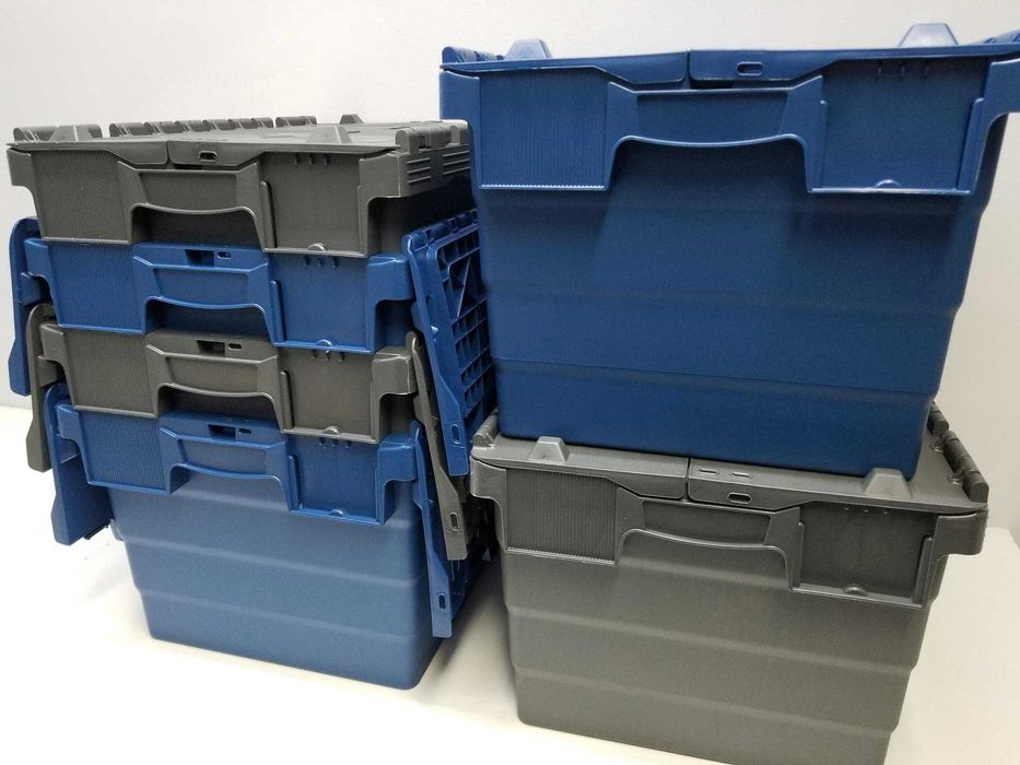 Pojemnik Kurierski Kosz Box Magazynowy Transportowy Zamykany-60x40x41.