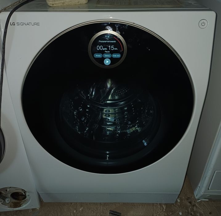 Флагман LG Signature LSWD109E 12/7  тепловий насос автоматичне дозування порошку пральна машина з сушкою прально-сушильна 3в1 з парою вай-фай Wi-Fi