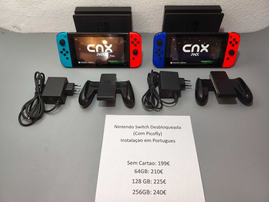 Nintendo Switch Desbloqueada (Com Chip Picofly)