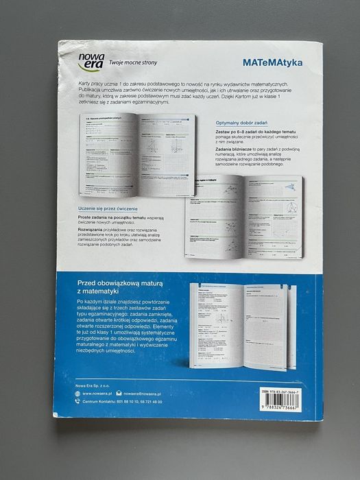 Karty pracy ucznia MATeMAtyka 1 zakres podstawowy