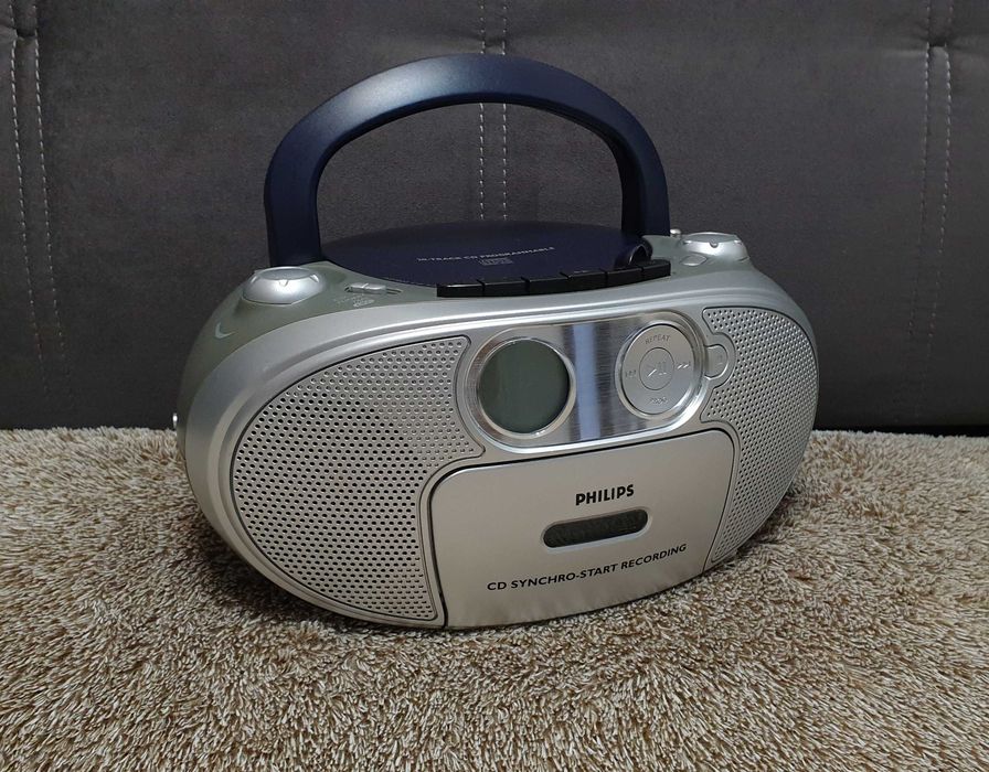 Магнітола (Бумбокс) Philips AZ1022 — Шикарний стан\ Привезена з Англії