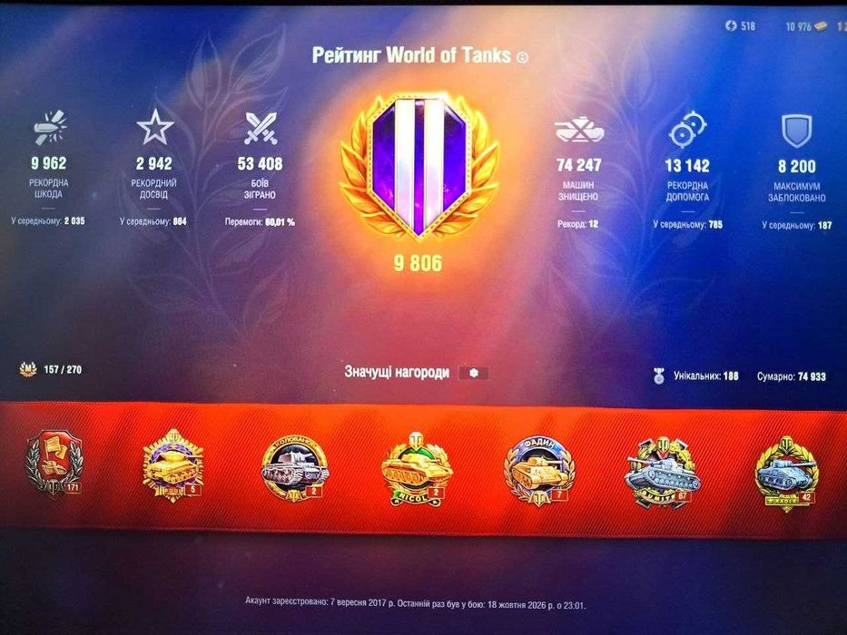 World of Tanks, WoT | Фарм срібла | WN8 3000+ | Без передплати (Оплата після)