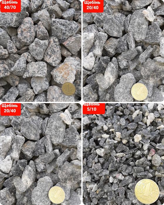 Чернзем, Песок, Щебень, Отсев