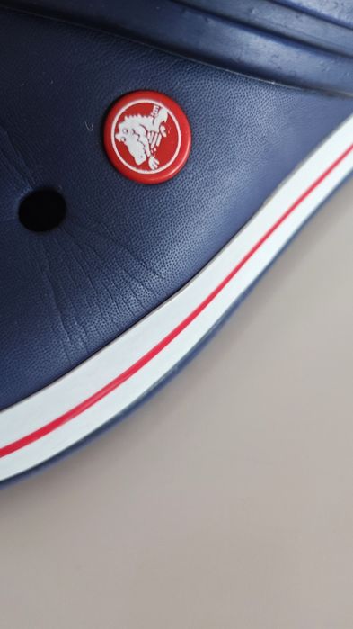 Crocsy granatowe buty Crocs gumowe chodaki mule granatowe 42