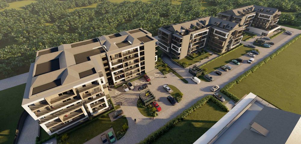 Mieszkanie 54,74 m² oś. Błękitne blok B M41 stan deweloperski - Widok 4