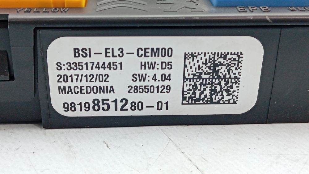 Caixa fusíveis / SAM / BSI PEUGEOT 308 II