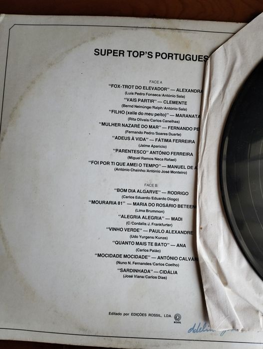 Disco de vinil LP Super Top Portugueses