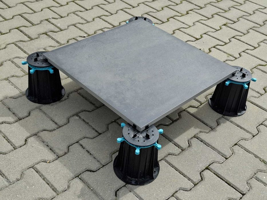 Gres tarasowy 20mm antracytowy MILA ANTHR RT 60x60x2cm gat.2
