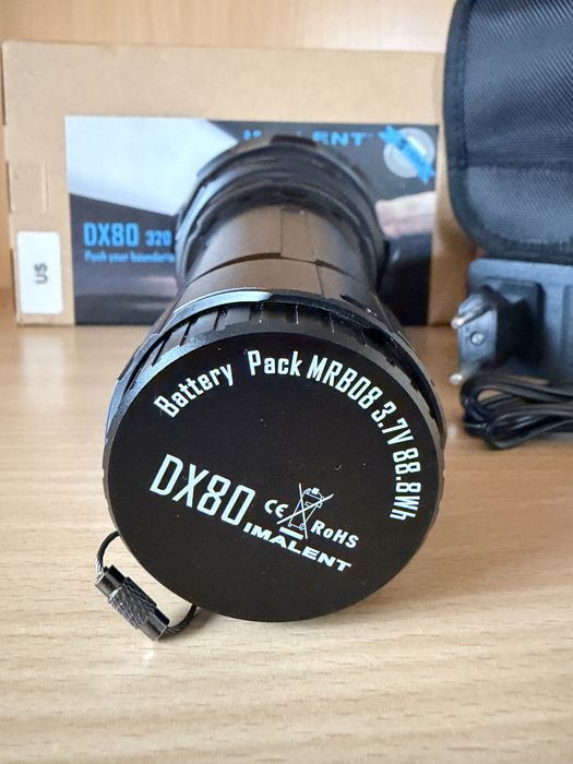 Latarka Imalent DX80 •32000 Lumen•wyświetlacz OLED