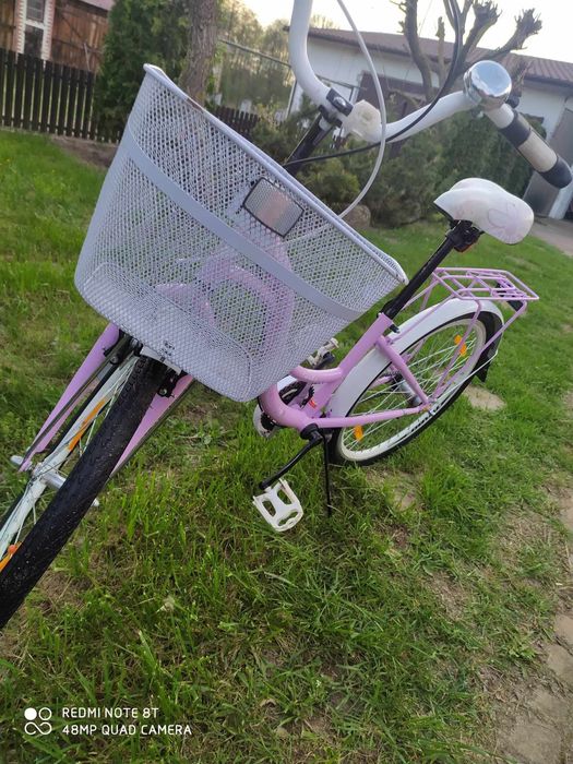 Rower damski z koszykiem Oszczywilk • OLX.pl