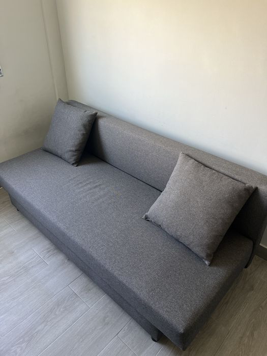 Sofá-cama IKEA cinzento (negociável)