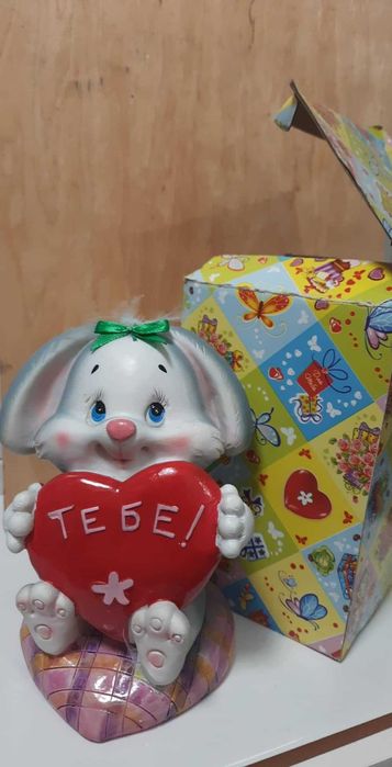 Копилка большая Кролик   Зайка Скарбничка НОВА