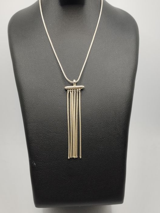 Srebrna kolia, próba 925, długość 60 cm