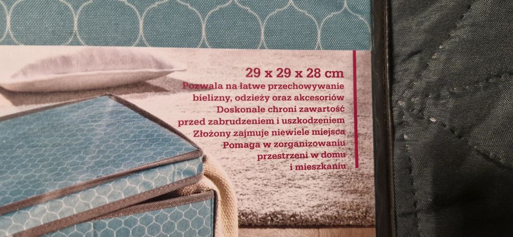 Pudełka organizery 2szt.