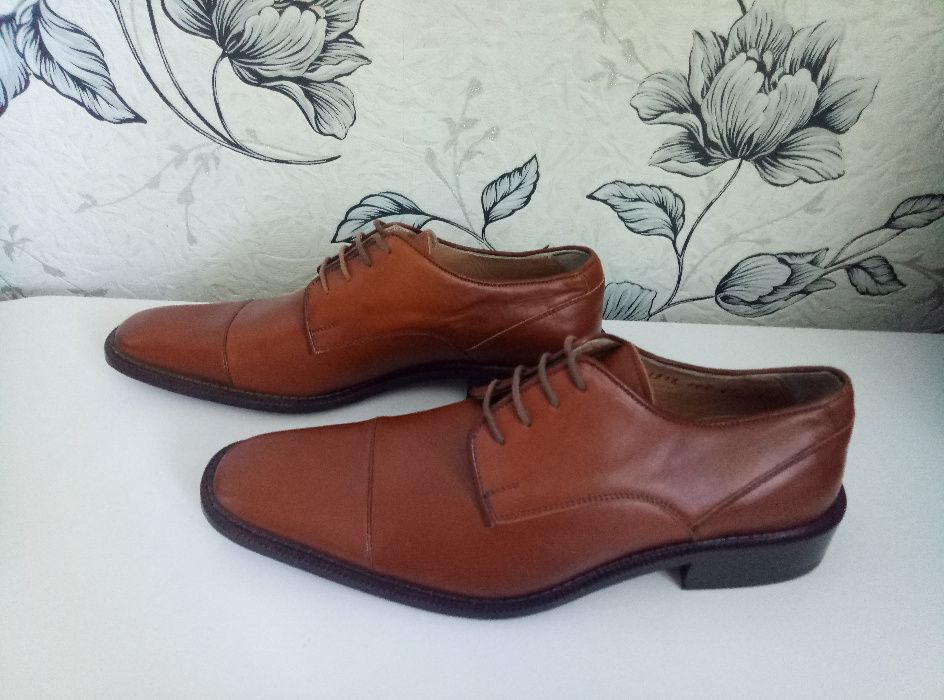 Туфли дерби от английского бренда Paul Andrew 41-41,5р