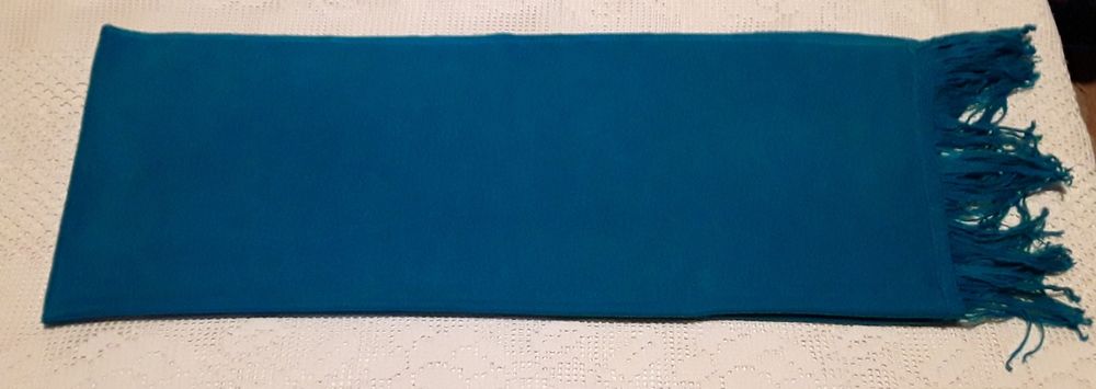 Echarpe grande azul turquesa