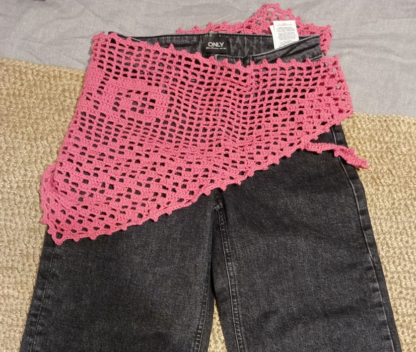 Chusta aźurowa handmade