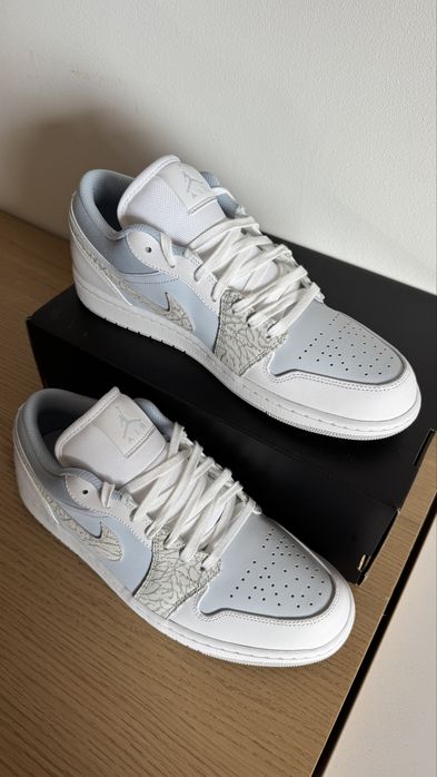 Air Jordan 1 Low SE “Blue Tint / Sail / White / Grey Fog” | rozmiar 46
