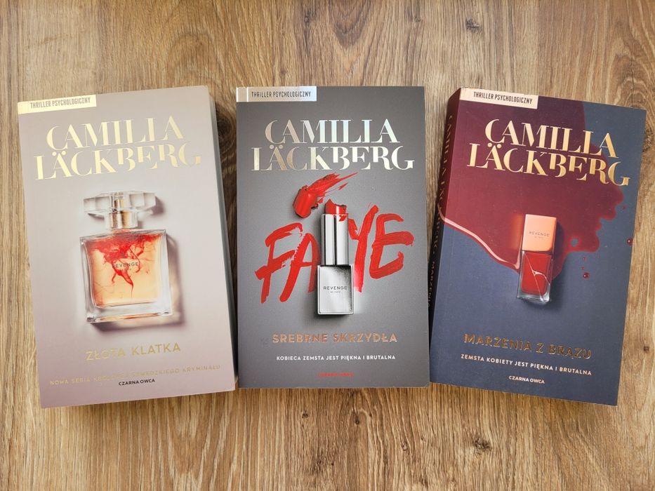 Camilla Lackberg PAKIET T. 1-3 Złota Klatka, Srebrne skrzydla, Marzeni