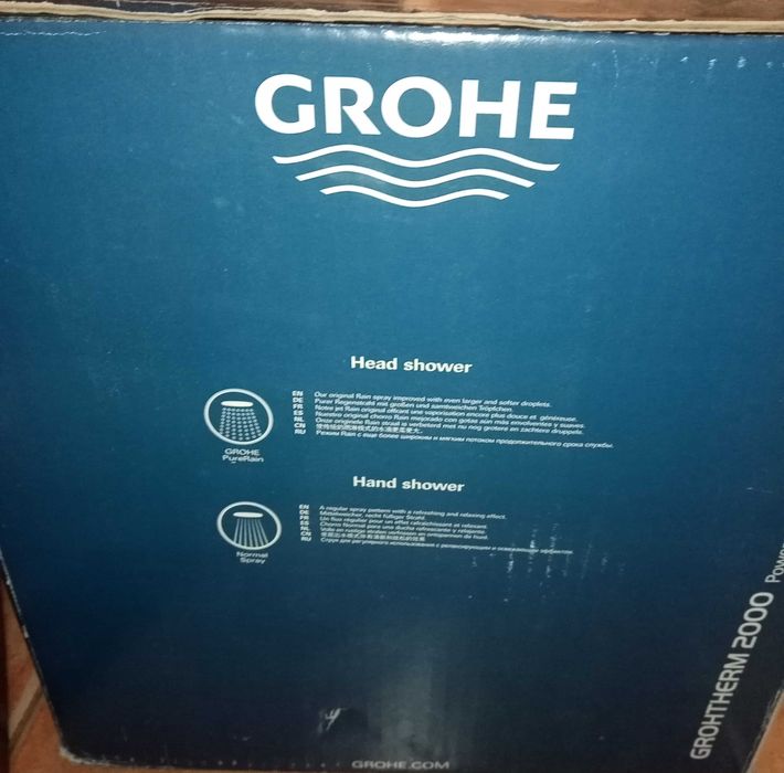 Conjunto de duche termostático - Grohtherm 2000