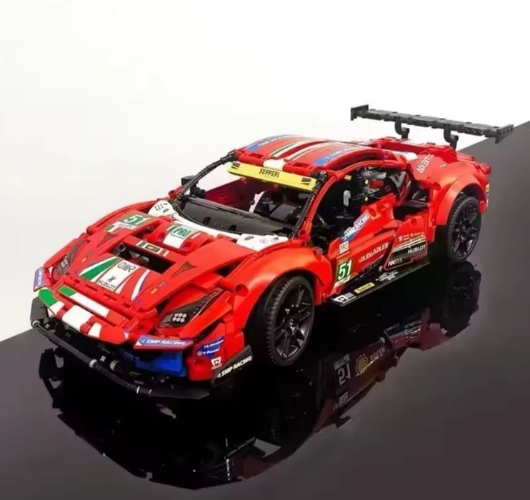 Klocki Lepin Ferrari 488 GTE kompatybilne z 42125