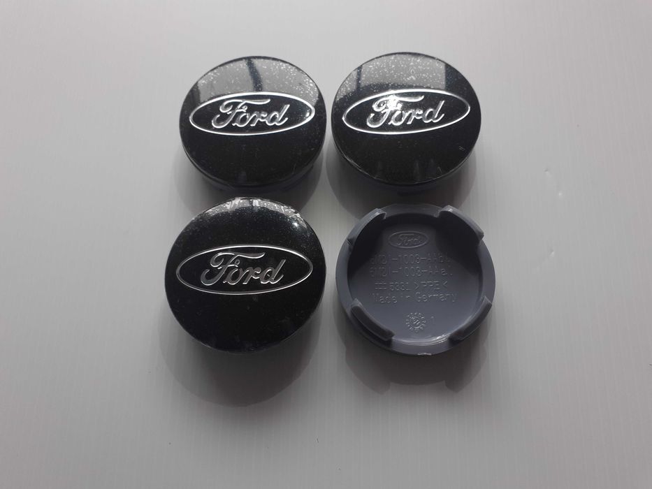 Centros/tampas de jante completos Ford com 54, 56, 60, 65 e 68 mm
