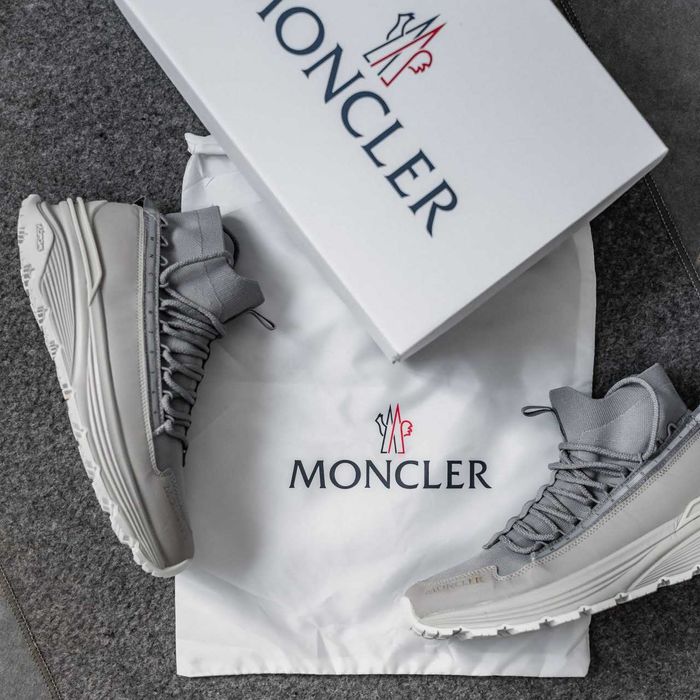 Кросівки Moncler Monte Runner Grey | кроси Монклер Монте Раннер сірі