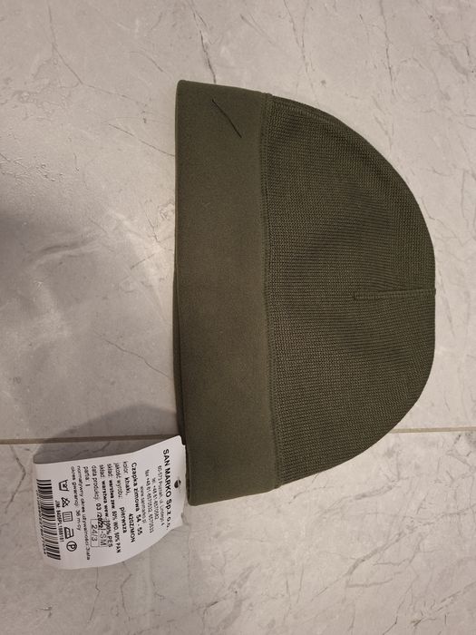 Czapka zimowa wojskowa khaki Nowa