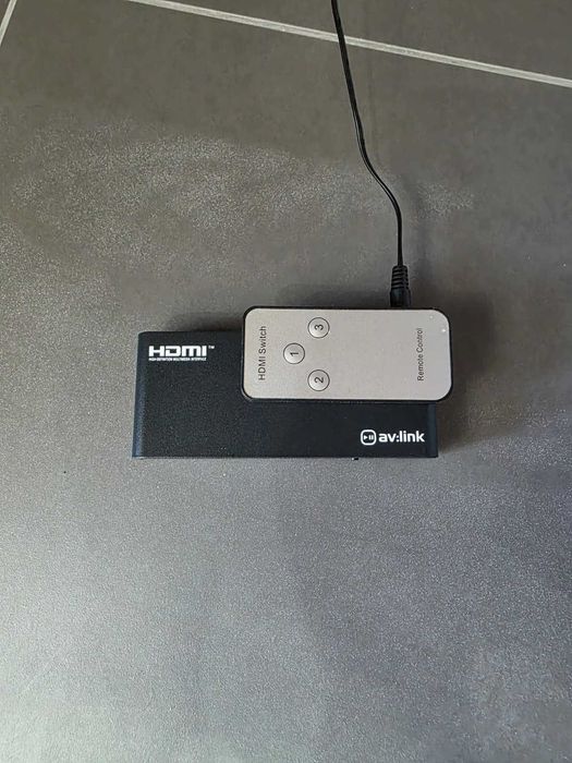 Splitter Hdmi 3 in x 1 out Av:Link como novo