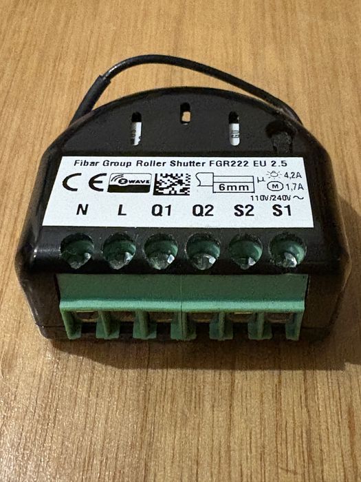 3 Sensores para estores Fibaro Roller Shutter - Z WAVE