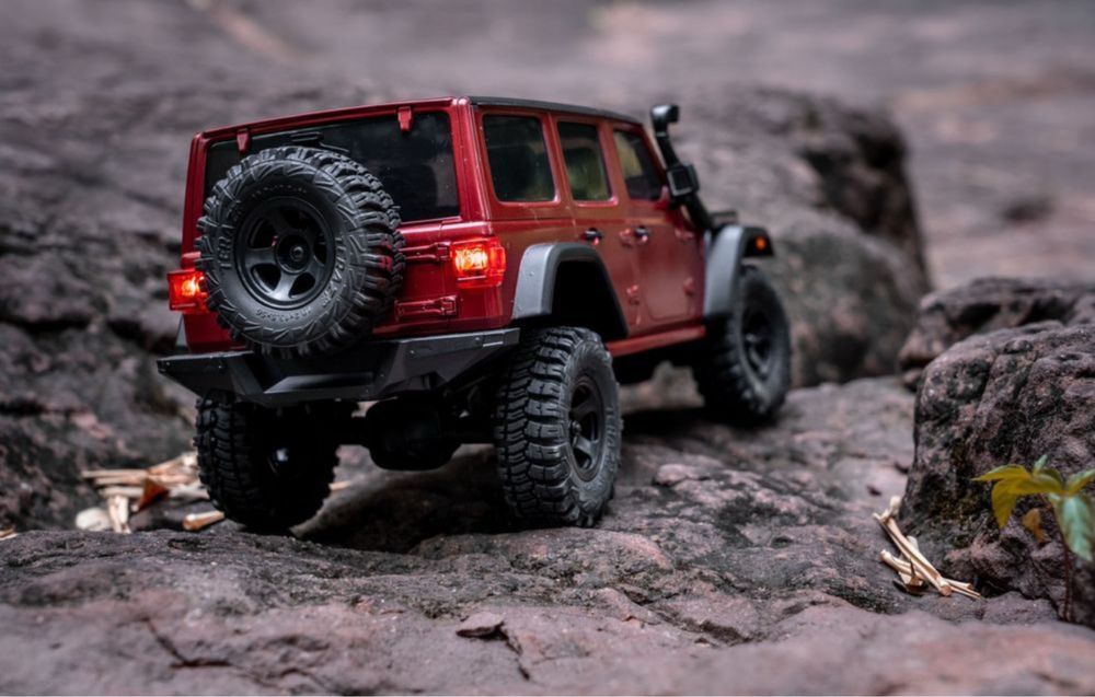 Машинка на радіокеруванні FMS 1:18 JEEP WRANGLER Thunder Strom RTR RED