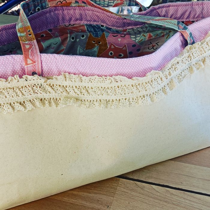 Saco de senhora em tecido