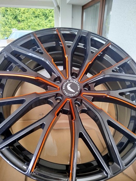 A828#Alufelgi Nowe 20" 5x112 Et 43 8,5J Baracuda Vw Skoda Audi Seat