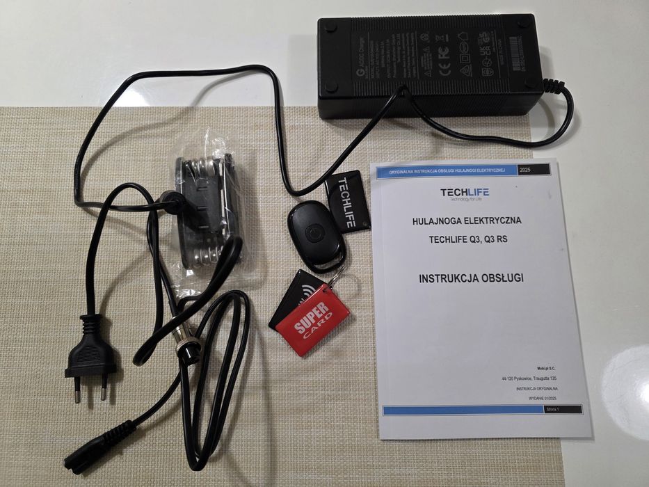 Hulajnoga elektryczna Techlife Q3 1365W 16,5AH